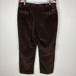 Dockers Khakis Mens Brown‎ Corduroy Pants W34 L31 Straight Fit Casual